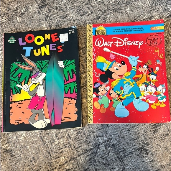 Other - Looney Tunes and Disney Vintage Coloring Books
